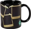 A black mug with a polaroid photo design and a Werder Bremen logo. Produktbild-Vorschau