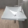 doporro Lavabo da Appoggio in Vetroceramica Bianco Lucido, Anteprima dell’immagine prodotto 3