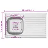 vidaXL Spüle mit Abtropffläche Set Silbern 1000x600x155 mm Produktbild-Vorschau 12