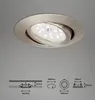 3er Set LED Einbauleuchte, Ø 8,2 cm, 3,5 W, Matt-Nickel, Produktbild-Vorschau 6