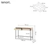 YOURHOUSE24 Schminktisch TREND Schlafzimmer TS-09 - Produktbild-Vorschau 7