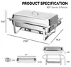 ALIGHTUP Four à buffet 2 pièces inox rectangulaire 9 litres Voir les images du produit 2