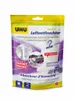 A product package for a mobile air dehumidifier with lavender scent. Produktbild-Vorschau