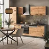 Ligne de cuisine Vicco Optima Chêne doré/anthracite 270cm Voir les images du produit 6