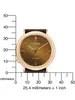 A watch with a ruler and measurement markings. Produktbild-Vorschau