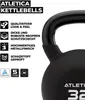 ATLETICA Kettlebell | 16kg | hochwertiger Look & Feel | Produktbild-Vorschau 2