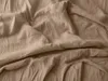 Setex Musselin Bettwäsche - uni  155 x 220 cm taupe modern, Produktbild-Vorschau 7