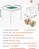 Tavolo per bambini VEVOR 650 x 650 x 532 mm, tavolo per Anteprima dell’immagine prodotto 7