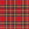 20 kleine Cocktailservietten Scottish red - Schottisches Produktbild-Vorschau 1