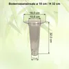 MePla - Bodenvaseneinsatz ø18 / h 32 transparent Produktbild-Vorschau 2