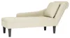 vidaXL Chaiselongue mit Kissen und Rechter Armlehne Creme Produktbild-Vorschau 8