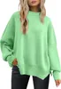 ASKSA Damen Pullover Langarm Rundhals Strickpullover Produktbild-Vorschau 1