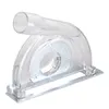 A clear plastic dust cover with a metal base for a grinder or saw. Náhled obrázku produktu