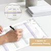 Paarkalender 2027 Pampas 21x42 cm 3 Spalten Sticker-Spalte Produktbild-Vorschau 5