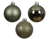 Weihnachtskugeln Kunststoff 3cm 14er Set - Rosmarin Produktbild-Vorschau 2