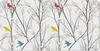 MuchoWow® Mauspad Mousepad Muster - Pflanzen - Vogel 60x30 Produktbild-Vorschau 1