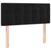 Boxspringbett mit Matratze Schwarz 100x200 cm Samt Produktbild-Vorschau 5