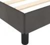 vidaXL Bettgestell ohne Matratze Dunkelgrau 120x200 cm Samt Produktbild-Vorschau 6