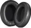 Two black ear pads for headphones are shown on a white background. Podgląd zdjęcia produktu
