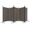 vidaXL Paravent Anthracite 5 pièces 433x180 cm Tissu - Voir les images du produit 6