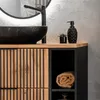Waschtisch 80.6cm Gaia mit 2 Schubladen, Eichenoptik und Produktbild-Vorschau 7