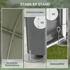 Outsunny Garagenzelt, 1,2x1,79x1,65 m Lagerzelt mit Produktbild-Vorschau 5