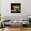 Bilder auf glas - Papagei Vogel Feder - 60x60cm - Produktbild-Vorschau 6