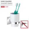 WENKO Turbo-Loc® Zahnputzbecher Quadro, Wandhalter ohne Produktbild-Vorschau 2