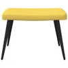 Relaxsessel mit Hocker Senfgelb Stoff Produktbild-Vorschau 9