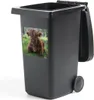 MuchoWow® Mülltonnenaufkleber Schottischer Highlander - Produktbild-Vorschau 1