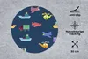 MuchoWow® Mauspad Mousepad Muster - Flugzeug - Boot - Produktbild-Vorschau 3