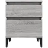vidaXL Nachttische 2 Stk. Grau Sonoma 40x35x50 cm Produktbild-Vorschau 5