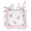 Clayre & Eef Kissenbezug für Stuhl 40x40 cm Violett Weiß Produktbild-Vorschau 1