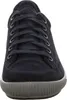 A close-up, front-facing view of a navy blue sneaker with gray soles. Náhled obrázku produktu