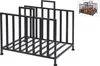 Ambiance organizer na drewno, metalowy, 40x31x35 cm, czarny Podgląd zdjęcia produktu 2