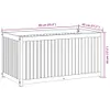 Pflanzkübel 85x45x44 cm Massivholz Akazie und Stahl Produktbild-Vorschau 8
