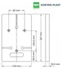 Thekenplatte 245x152mm 1F weiß 0101-00 Produktbild-Vorschau 5