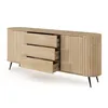 AX LIVING Sideboard mit Schubladen Sanremi Eiche Cremona Produktbild-Vorschau 5