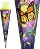ROTH Schultüte Schmetterling 85 cm groß eckig Rot(h)-Spitze Produktbild-Vorschau 3