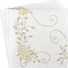 Airlaid Serviette Hochzeit in Gold-Creme, 40 x 40 cm, 50 Produktbild-Vorschau 5