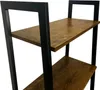 Regał ciemny brąz do salonu rustykalny BEGRYF 56x34x137 Podgląd zdjęcia produktu 9