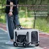 Haustierwagen, Zusammenklappbarer 4 Rad Kinderwagen für Produktbild-Vorschau 4