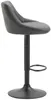 Barhocker Lazio Kunstleder schwarz grau Produktbild-Vorschau 4