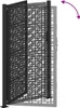 vidaXL Záhradná brána Čierna 100x175 cm Oceľový krížový Náhľad obrázku produktu 7