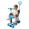 5-in-1 Kinder Roller Scooter mit Abnehmbarer Produktbild-Vorschau 1