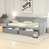 Flieks Klassisches Bett Holzbett mit 2 Schubladen, Produktbild-Vorschau 2