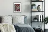 MuchoWow® MuchoWow® Gerahmtes Poster Tiger - Blumen - Produktbild-Vorschau 2