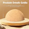 Massiver Kork-Halbkugel-Balanceblock,Fitness-Halbkugel Produktbild-Vorschau 3
