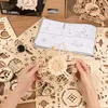 3D-Puzzles, 3D Puzzle Eule Uhr Modellbau aus Holz mit Timer Produktbild-Vorschau 5