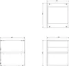 Mexen Orio mobile bagno 160 cm con lavabo Vela destro, 1S, Anteprima dell’immagine prodotto 4